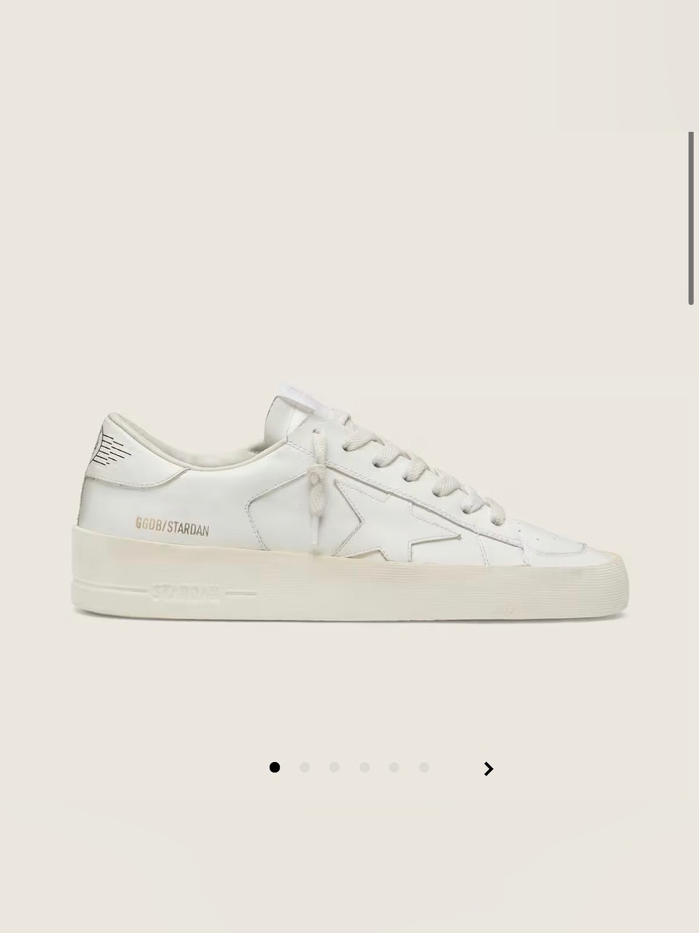 Golden Goose White Stardan Sneakers